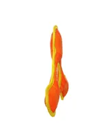 DuraForce Triangle Ring Tiger Orange-Yellow, 2-Pack Dog Toys