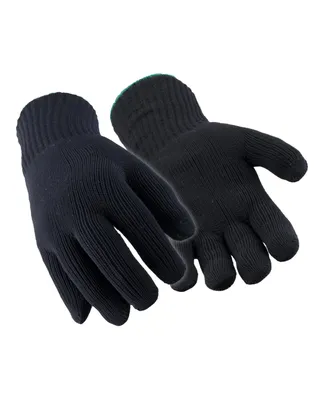 RefrigiWear Men's Warm Dual Layer Knit Gloves with Soft Built-In Liner (Pack of 12 Pairs)