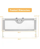 69'' Bed Rails for Toddlers Vertical Lifting Baby Bedrail Guard with Lock