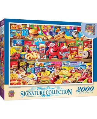 Masterpieces Signature Collection - Kids' Favorite Foods 2000 Piece Jigsaw Puzzle