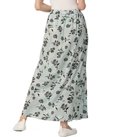 kimi + kai Women's Print Box Pleat Maxi Skirt