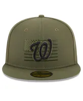 Men's New Era Green Washington Nationals 2023 Armed Forces Day On-Field 59FIFTY Fitted Hat