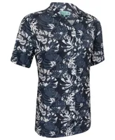 Mio Marino Big & Tall Casual Button-Down Hawaiian Shirt - Short Sleeve Plus