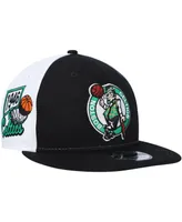 Men's New Era Black Boston Celtics Pop Panels 9FIFTY Snapback Hat