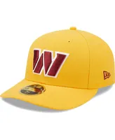 Men's New Era Gold Washington Commanders Omaha Low Profile 59FIFTY Fitted Hat