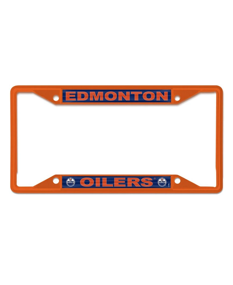 Wincraft Edmonton Oilers Chrome Color License Plate Frame