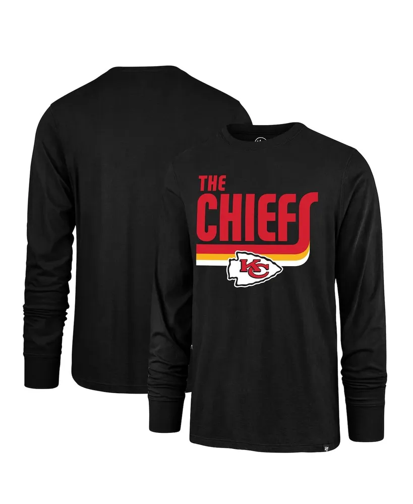 Men's '47 Heather Gray Kansas City Chiefs Chiefs Kingdom Super Rival T-Shirt