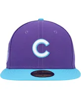 Men's New Era Purple Chicago Cubs Vice 59FIFTY Fitted Hat