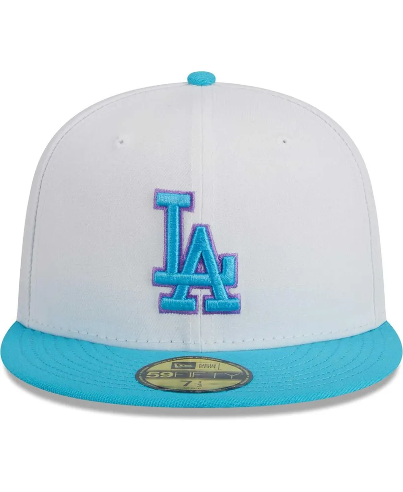 Men's New Era White Los Angeles Dodgers Vice 59FIFTY Fitted Hat
