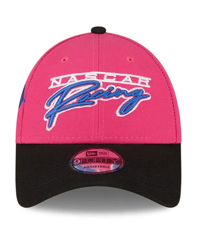 Men's NASCAR New Era Pink/Brown 9FORTY A-Frame Snapback Hat