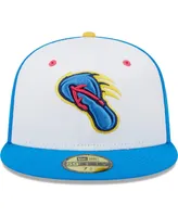 Men's New Era White San Antonio Missions Copa De La Diversion 59FIFTY Fitted Hat