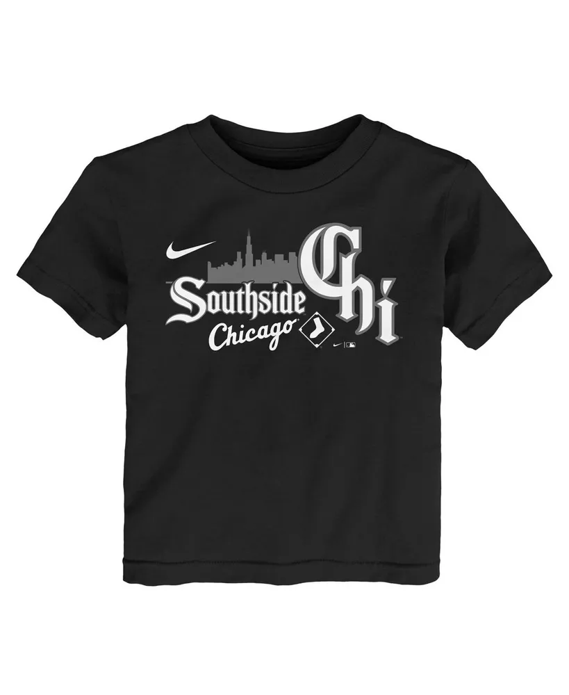 Toddler Boys and Girls Nike Black Chicago White Sox City Connect Graphic T-shirt