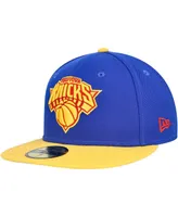 Men's New Era Blue York Knicks Side Patch 59FIFTY Fitted Hat