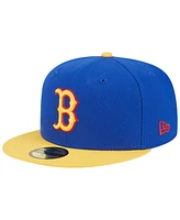 Men's New Era Royal, Yellow Boston Red Sox Empire 59FIFTY Fitted Hat