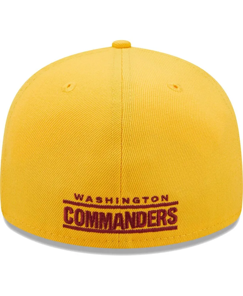 Men's New Era Gold Washington Commanders Omaha Low Profile 59FIFTY Fitted Hat