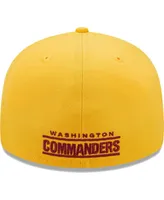 Men's New Era Gold Washington Commanders Omaha Low Profile 59FIFTY Fitted Hat