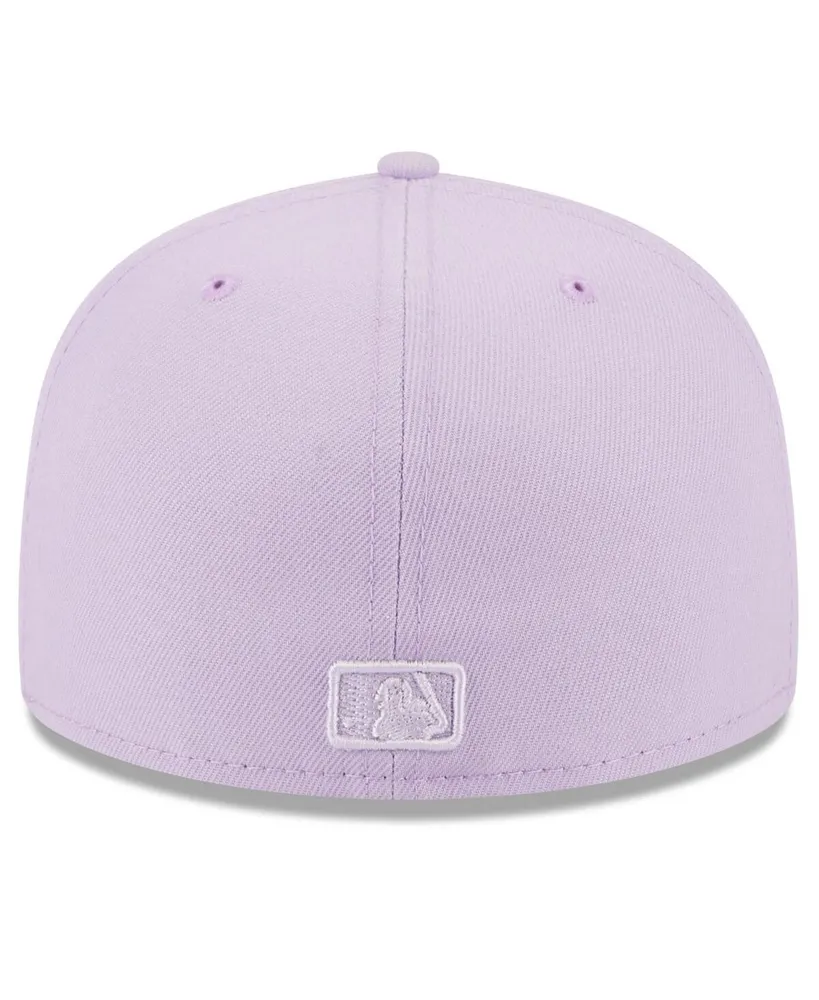 Men's New Era Lavender Los Angeles Dodgers 2023 Spring Color Basic 59FIFTY Fitted Hat