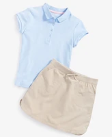 Nautica Little Girls Uniform Performance Scooter Shorts