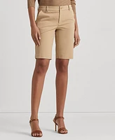 Lauren Ralph Twill Stretch Bermuda Shorts, Regular & Petite