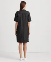 Lauren Ralph Denim Cotton Shift Dress