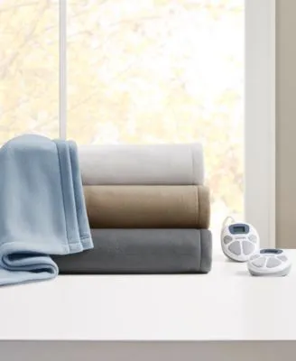 Closeout Premier Comfort Classic Fleece Heated Blankets