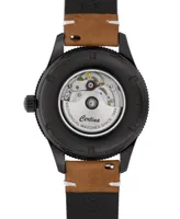 Certina Men's Swiss Automatic Ds PH200M Brown Leather Strap Watch 43mm