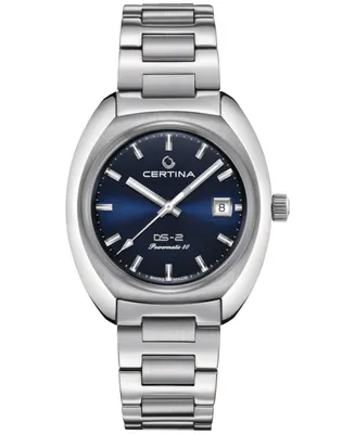 Certina Men's Swiss Automatic Ds-2 Stainless Steel Bracelet Watch 40mm