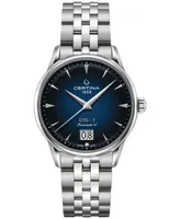 Certina Men's Swiss Automatic Ds-1 Big Date Stainless Steel Bracelet Watch 41mm