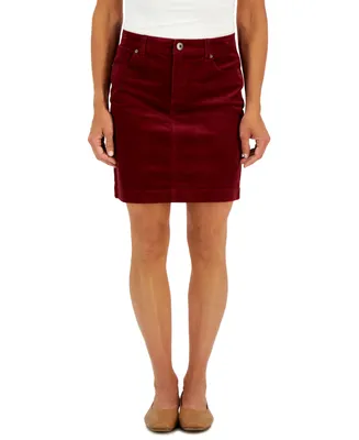 Style & Co Petite Corduroy Skirt, Created for Macy's