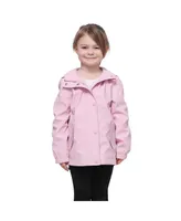 Rokka&Rolla Girls Waterproof Rain Coat Rubberized Jacket