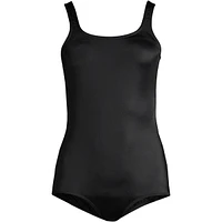 Lands' End Women's D-Cup Chlorine Resistant Soft Cup Tugless Sporty One Piece Swimsuit