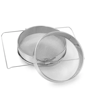 Honey Keeper Honey Strainer Double Sieve #304 Stainless Steel Beekeeping Equipment Mesh Filter Screen