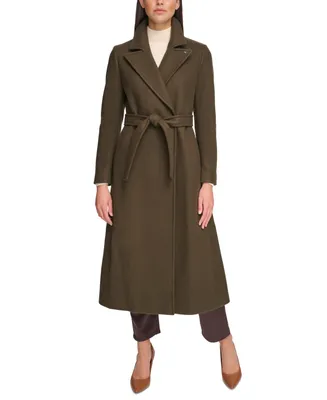 Calvin Klein Women's Belted Wrap Coat
