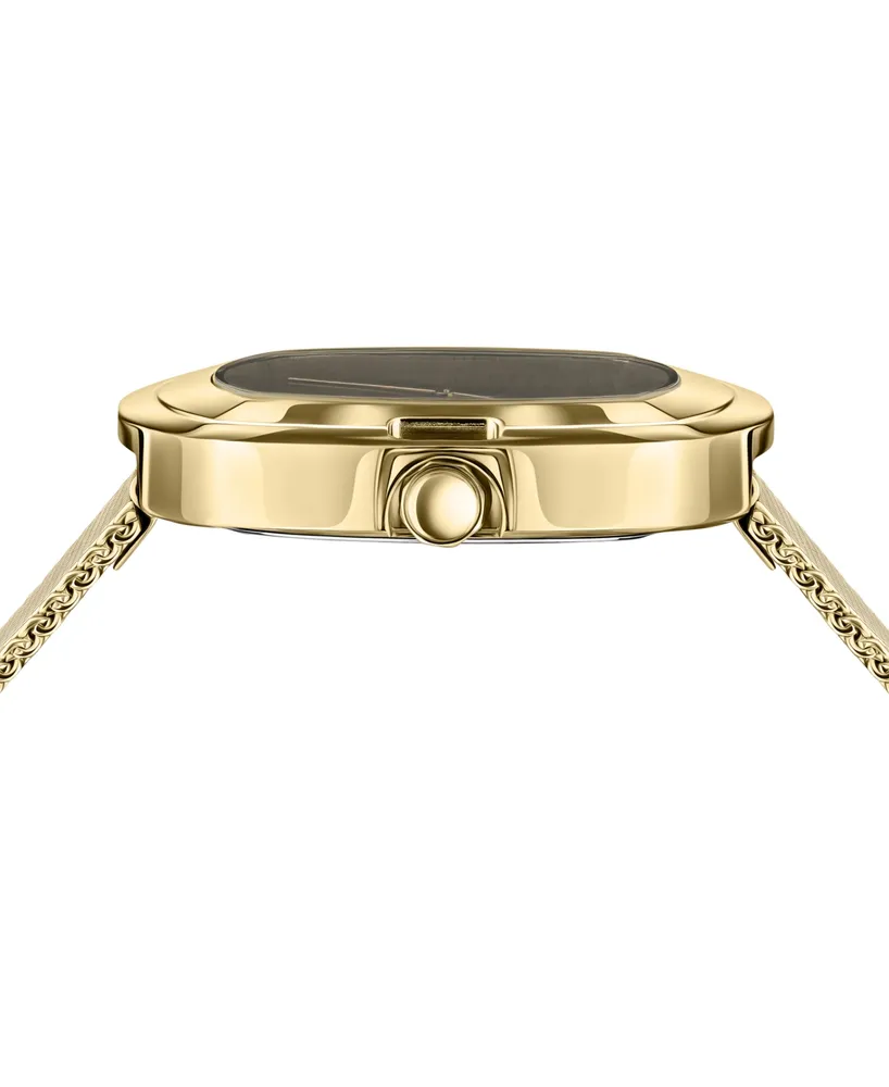 Versus Versace Men's Three-Hand Quartz You and Me Gold-Tone Stainless Steel Bracelet 41mm