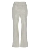 Women's Striped Wide Leg Pants - Multi