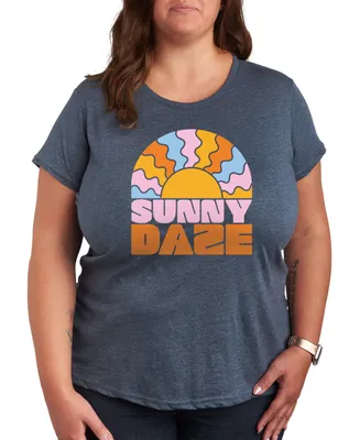 Hybrid Apparel Trendy Plus Sunny Daze Graphic T-Shirt