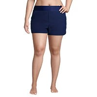 Lands' End Women's 3 Inch Quick Dry Swim Shorts with Panty