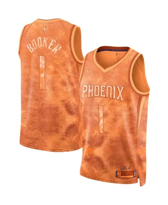 Men's and Women's Nike Devin Booker Orange Phoenix Suns Select Series Swingman Jersey