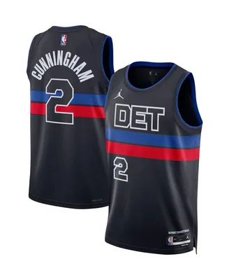 Men's Jordan Cade Cunningham Black Detroit Pistons Statement Edition Swingman Jersey