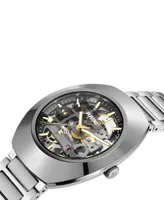 Rado Unisex Swiss Automatic DiaStar Skeleton Stainless Steel Bracelet Watch 38mm