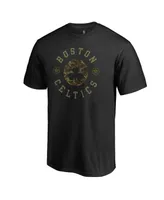 Men's Fanatics Black Boston Celtics Liberty T-shirt