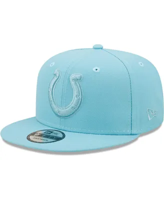 Men's New Era Aqua Indianapolis Colts Color Pack 9FIFTY Snapback Hat