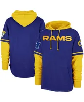 Men's '47 Brand Royal Los Angeles Rams Shortstop Pullover Hoodie