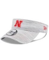 Men's New Era Gray Nebraska Huskers Logo Adjustable Visor