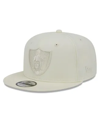 Men's New Era Cream Las Vegas Raiders Color Pack 9FIFTY Snapback Hat
