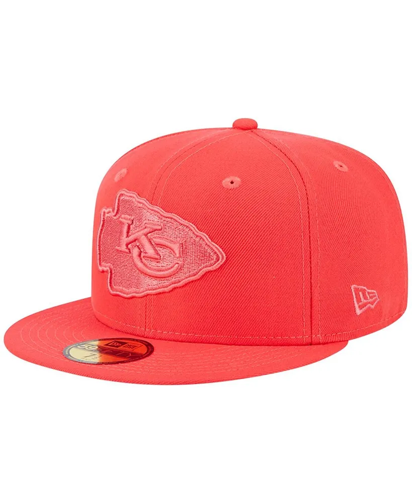 Men's New Era Red Kansas City Chiefs Color Pack Brights 59FIFTY Fitted Hat