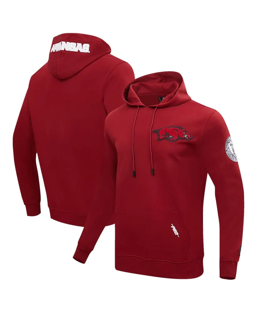 Men's Pro Standard Cardinal Arkansas Razorbacks Classic Pullover Hoodie