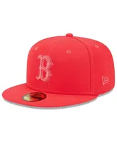 Men's New Era Red Boston Red Sox 2023 Spring Color Basic 59FIFTY Fitted Hat