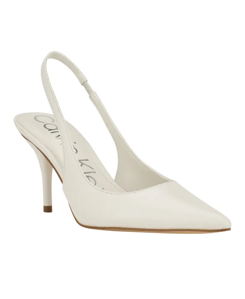 Calvin Klein Women's Cinola Pointy Toe Slingback Pumps