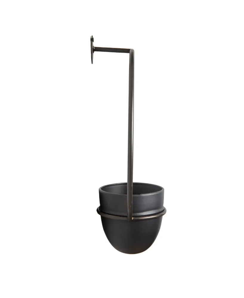 Danya B Urban Green 2-Piece Metal Hanging Planter Set